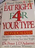 Eat Right for Your Type  4 Blood Types, 4 Diets   the Individuakized Diet Solution to Staying Healthy, Living Longer and Achieving Your Ideal Weight