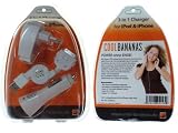 COOL BANANAS 3in1 Zubehör Set : Ladegerät , KFZ Netzteil und USB Kabel für das iPhone & für alle iPods ( Nano Classic Touch ) in weiß