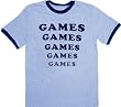 Amusement Park Games Games Games Light Blue T-shirt Tee