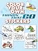 Color Your Own Things That Go Stickers