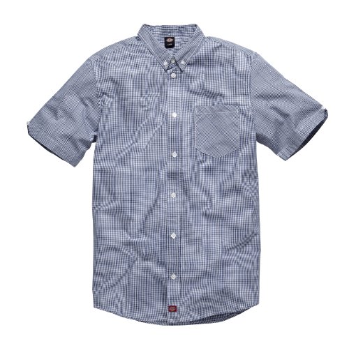Dickies Herren Kurzarmhemd Commerce, royal blue, M, 05 200073 Preisvergleich