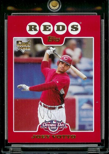 2008 Topps Opening Day # 218 Joey Votto (RC - Rookie Card) - Cincinnati Reds - MLB Baseball Trading Card in a Protective Screw Down Display Case