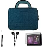 Blue Denim eBigValue Protective Hard Nylon Cube Carrying Case with Handles  ....