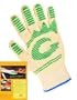 (2 Gloves Value Pack)-Oven Glove-Made of Nomex Heat resistant Fiber, Non-slip Silicone Grip.