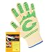 (2 Gloves Value Pack)-Oven Glove-Made of Nomex Heat resistant Fiber, Non-slip Silicone Grip.