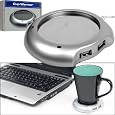 Laptop Buddy Deluxe USB Beverage Warmer with 4 Port Hub USB Four Port Hub