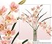 Three 31" Cymbidium Orchid Artificial Silk Flowers with leaves