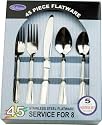 Deluxe 45pc Stainless Steel Flatware Set