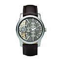 Fossil - ME1098 - Twist - Montre Homme - Quartz Analogique - Secondes Automatiques - Bracelet Cuir Marron