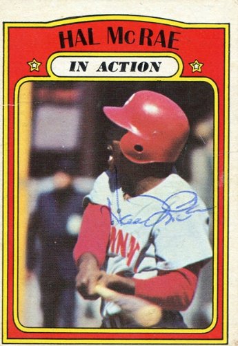 Hal McRae Autographed/Hand Signed Topps No.292 Baseball Card