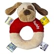 Taggies Round 5" Rattle, Buddy Dog
