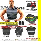 (Weekly Sale) NEW! ZF 100LBS ADJUSTABLE WEIGHTED VEST (Weights Included.One Size Fits All.)