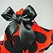 Fitwarm Adorable Sweat Heart Ribbon Pet Dog Dress Clothes Shirts, Red, Medium