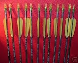 WHOLESALE CARBON CAMO ARROWS TECHNOFIBRE W/BROADHEADS