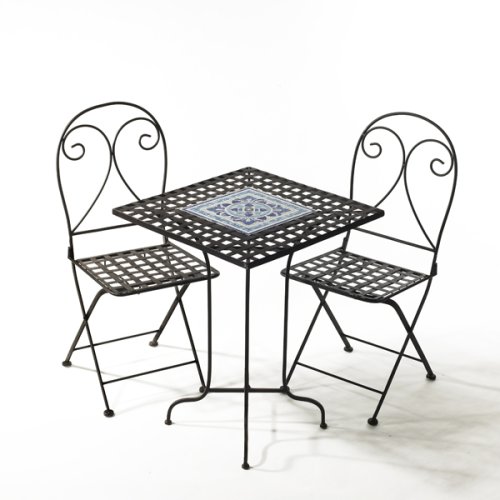 Elements 3-piece Blue Mosaic Tiled Bistro Set