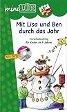 miniL&Uuml;K-Set Mit Lisa und Ben durch das Jahr: Vorschultraining f&uuml;r Kinder ab 5 Jahren