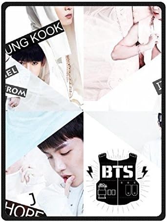 Hot Kitchen Custom BTS Anti Pilling Supersoft Fleece Throw Blanket 58" x 80"