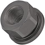 TE-CO Flanged Hex Nut, 12L14 Steel With Black Oxide Finish, UNF 5/16-24 Thread Size (Pack of 5)