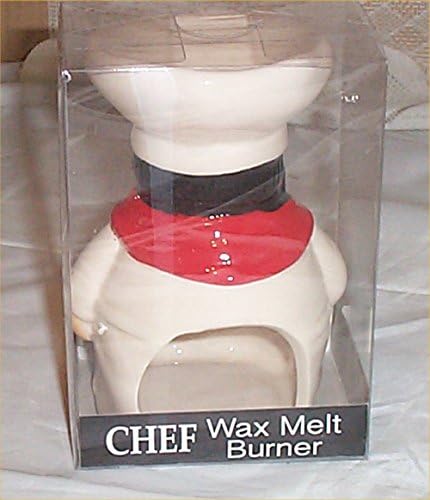 Fat Chef Wax Melts Holder Ceramic Waiter Bistro Decor Chefs