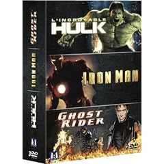 Marvel super heros: L'incroyable Hulk, Iron Man, Ghost Rider