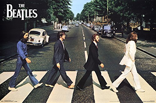 The Beatles (Abbey Road) Music Poster Print - 36x24