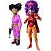 Futurama Toynami Series 6 Set of Both Action Figures (Leela as Cluberella and Amy Wong)