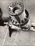 Close Up of Reel Spinning Rayon Yarn at the Industrial Rayon Corp. Factory Photographic Poster Print