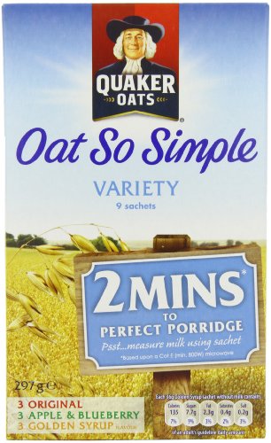 Quaker Oatso Simple Porridge Variety 297 g (Pack of 9) Quaker Oatso Simple Porridge Variety 297 g (Pack of 9) picture
