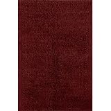 Hellenic Rug Imports, Inc. 3A Flokati 5 x 7 Burgundy Area Rug
