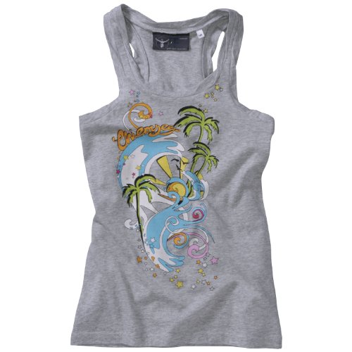 Chiemsee GIRL\'S TOP LUCKY COMIC JUNIOR, grey melange, 164, 65591-111 Preisvergleich