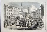 1866 の Garibaldian の広場 Dell Independenza フィレンツェ Dell