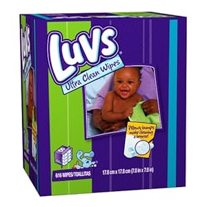 Luvs 8x Wipes, 616-count