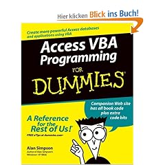Access VBA Programming For Dummies (For Dummies (Computers))
