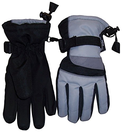 N'Ice Caps Adults Thinsulate and Waterproof Colorblocked Snowboarder Gloves