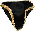 Revolutionary War Deluxe Colonial Tricorn Hat / Pirate Hat