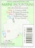 Camden Pleasant Weld--Mahoosucs Evans Notch: Maine Mountain Guide Map