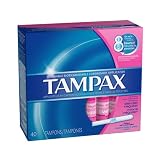 Tampax Regular-Slender, 40-Count Boxes (Pack of 3)