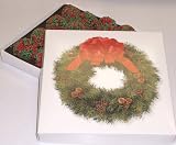 Scott's Cakes 1 lb. Chocolate Christmas Balls in a Wreath Box
