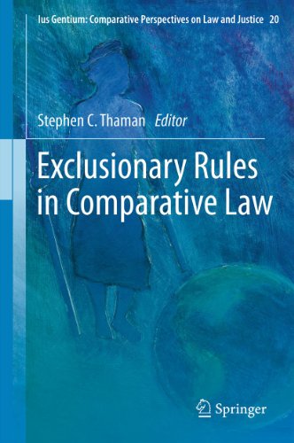 Exclusionary Rules in Comparative Law: 20 (Ius Gentium: Comparative Perspectives on Law and Justice)