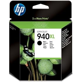 HP Original 940XL Black Officejet Ink Cartridge (High Capacity)