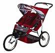 Run Around LTD 2 (Teal / Brick) Fixed Wheel Double Jogging Stroller from InSTEP Run Around LTD 2 (Teal / Brick) Fixed Wheel Double Jogging Stroller from InSTEP