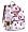White/Pink 2 Square