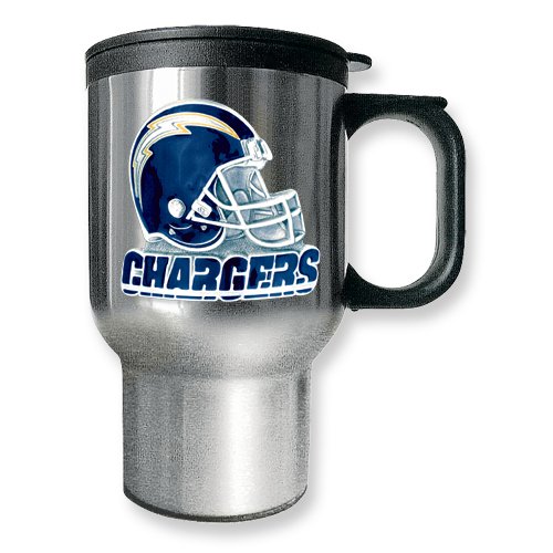 San Diego Chargers 16oz Stainless Steel Travel Mug