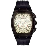 TechnoMarine Men's Technosquare Magnum PVD Black Rubber Watch #TSCMBK36