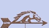 Western Michigan Garden Stake Weathervane