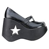 Demonia Shoes Women's DYNAMITE-08 5 1/4 Platform Mary Jane Pump Available in 2 Colors