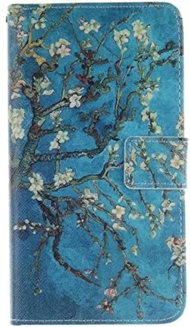 HNSPRING Colorful Patterns Premium TPU Flip Genuine Leather purses Cover protective Case for Microsoft Lumia 640 XL