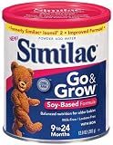 Similac Go & Grow Soy-Based Formula with Iron, Powder, 12.9-Ounce (365 g) Cans (Case of 6)