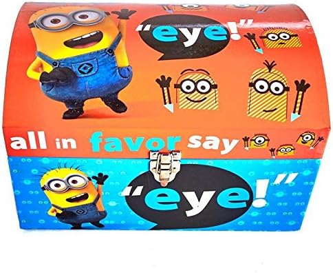 Large Minions Dome Lid Kids Storage Toy Trunk
