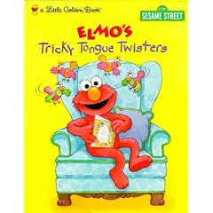 Elmo's Tricky Tongue Twisters: Little Golden Book (Sesame Street)